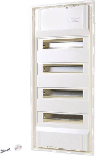 F-Tronic JUMBO48+8 Verteilerschrank Unterputz in Weiß mit 48 Teilungen und 4 Reihen - Bild 1
