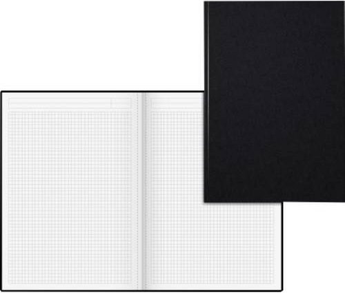 König & Ebhardt Notizbuch Hardcover in Schwarz mit Kunstleder-Optik, DIN A4, kariert - Bild 1