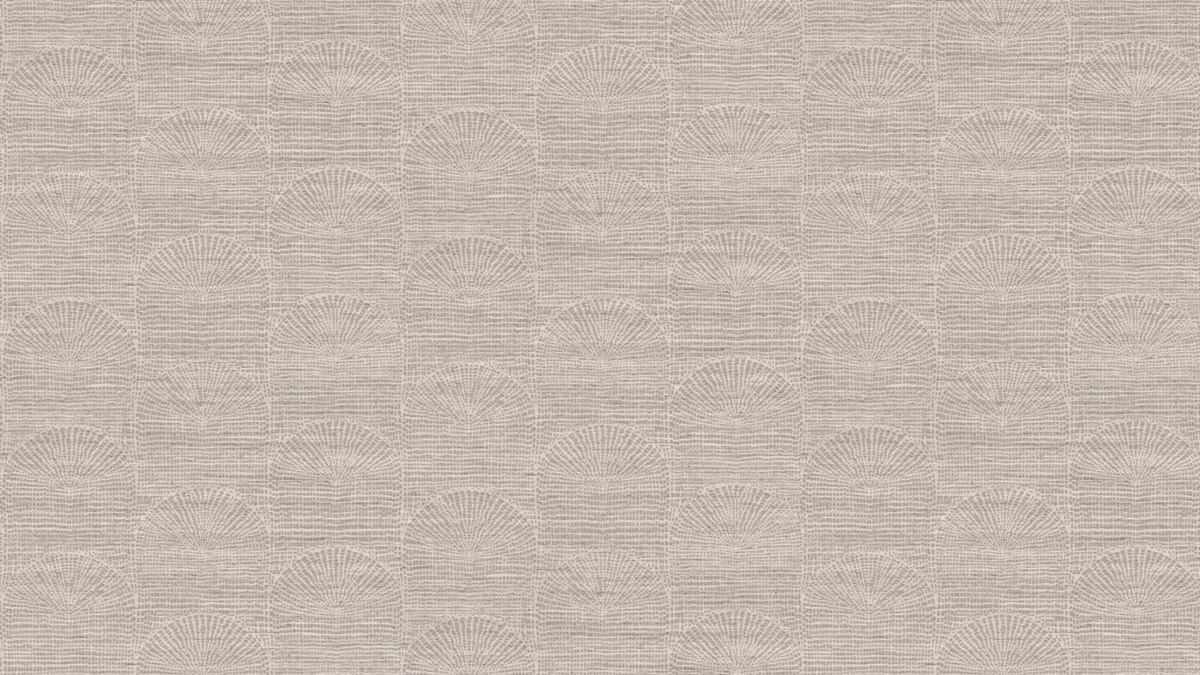 Arte International Wallpaper Cupula Abstract Geometric in Cocoa Brown und Grey aus Vinyl - Bild 2