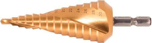 KS Tools 330.2348 HSS TIN-TIP Stufenbohrer in Gold - Bild 1