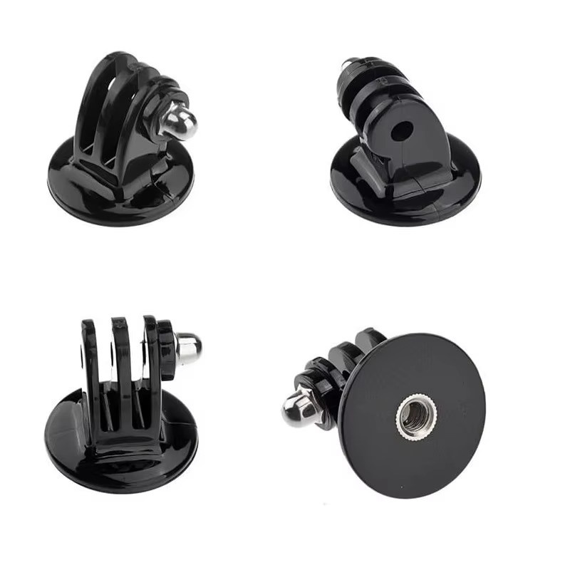 6er Set Stativ Halter Fall Mount Adapter für GoPro Hero 12 11 10 9 8 7 6 5 4 MAX Session und Action Cameras in Schwarz - Bild 6