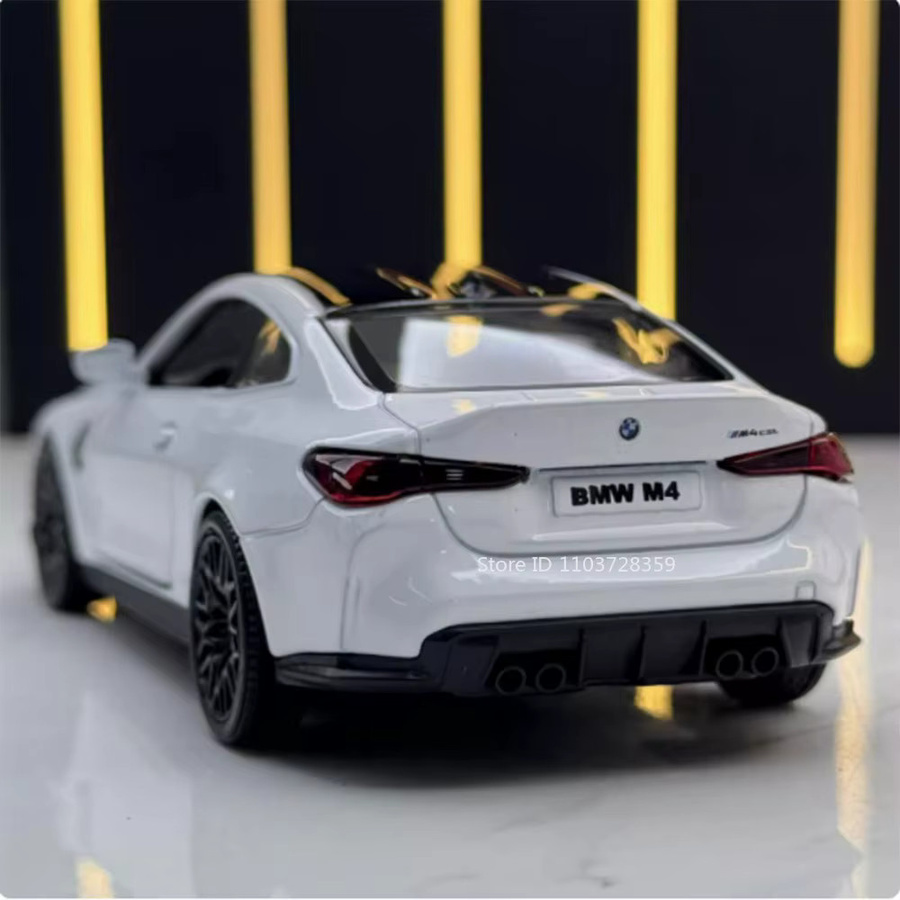 MAKEDA BMW M4 CSL M3 1987, Modellauto, 1:36, Metall, Weiß - Bild 2