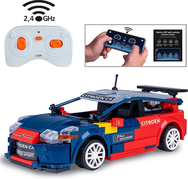 Jamara CaDA Citroën C4 WRC Klemmbaustein Maßstab 1:20 - Bild 2