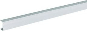 Hettich MB-Rahmenprofil unten SlideLine 97 aus Aluminium in Silber eloxiert matt, Länge: 5000 mm - Bild 1