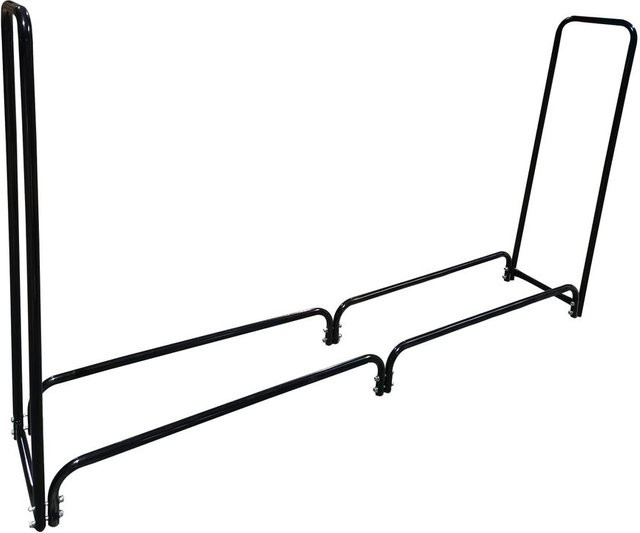 Tech Craft Kaminholzregal aus Stahl in Schwarz, B/T/H: 121 x 39 x 124 cm - Bild 1