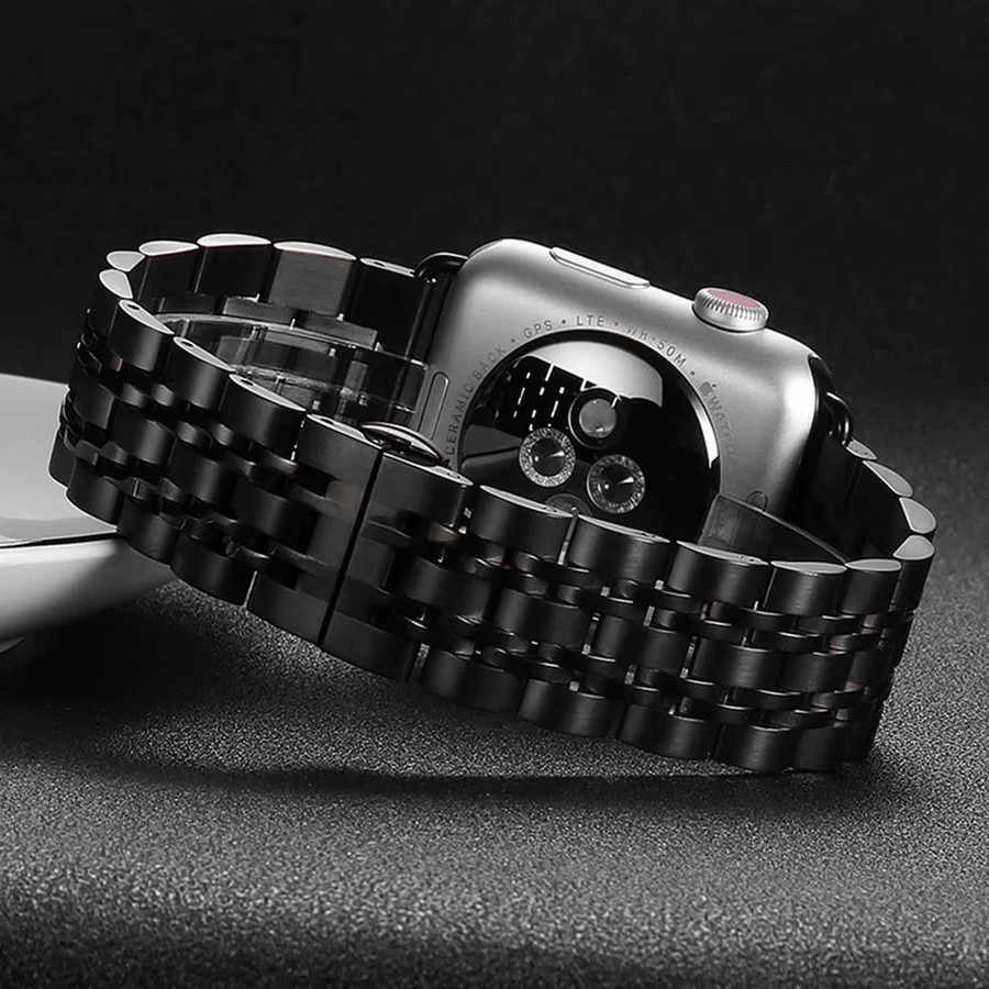 HUALIMEI Uhrenarmband Edelstahl, Silber, Unisex - Bild 3