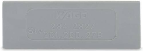 WAGO 281-333 Reduzierzwischenplatte in Grau, 100 Stück - Bild 1