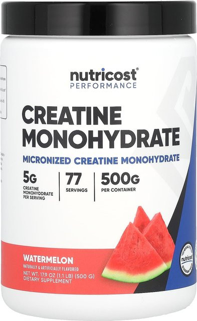 Nutricost Kreatin-Monohydrat Wassermelone vegan 500 g - Bild 1