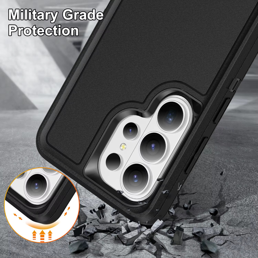 Schutzhülle szHAIyu für Samsung Galaxy S26 Ultra S25 Edge S24 S23 FE S22 Plus A14 A54 A53 A15 A06 A16 A36 A56 A26 A17 in Schwarz - Bild 3