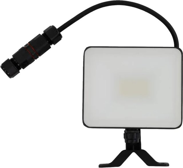 LUXULA LED Außenstrahler 10W Schwarz IP65 Neutralweiß 4000K Aluminium Floodlight mit Schnellverbinder - Bild 1