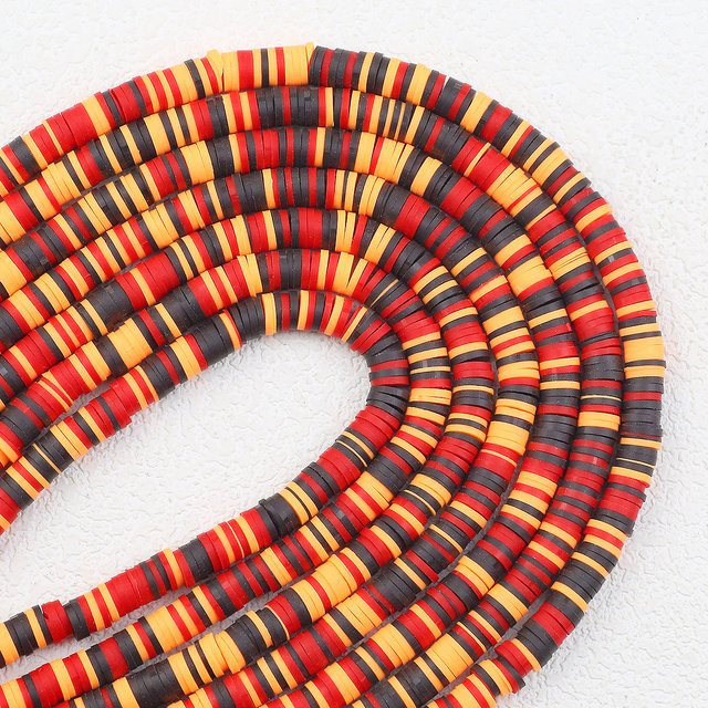 JHNBY Perlen, Polymer Spacer, 6mm, Halloween Farbe Serie - Bild 1