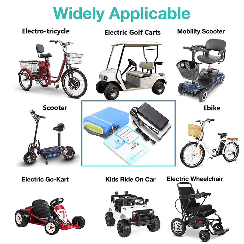 UNITPACKPOWER Lithium-Ionen Akku-Pack für E-Scooter und E-Bikes mit 48V 20Ah, passend für 250W-3000W Elektroroller und E-Trikes - Bild 4