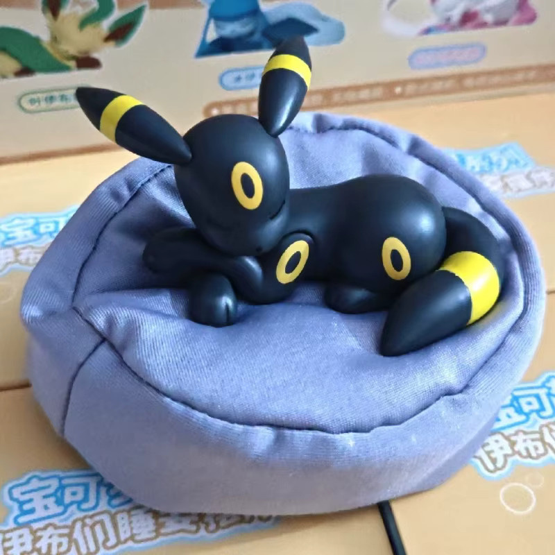 Bandai Pokemon Eevee Schlafposition Serie Blind Boxen Desktop Dekoration Modell Figuren - Bild 3