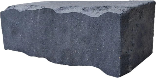 Diephaus Mauerstein Menhire Barbacena aus Beton in Basalt Grau B/T/H: 40 x 20 x 10 cm - Bild 1