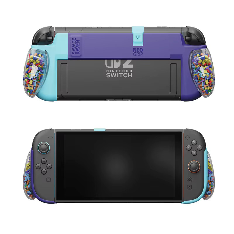 Skull & Co. Savage Raven NeoGrip mit austauschbarem ergonomischem Griff und Schutzhülle für Nintendo Switch 2, limitierte Auflage - Bild 2