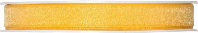Halbach Organzaband Rolle Gelb 10 mm x 10 m - Bild 1