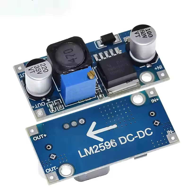 AOKIN LM2596 DC-DC Buck Converter Step Down Modul Spannung Regler Blau - Bild 2
