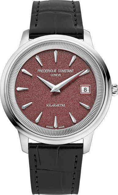 Frederique Constant Armbanduhr Solar, Edelstahl, 39 mm, Herren - Bild 1