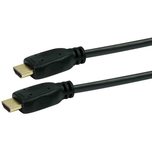 Schwaiger HDMI-Kabel mit Ethernet/LAN in Schwarz, 2 m Länge für UHD-Übertragung - Bild 2