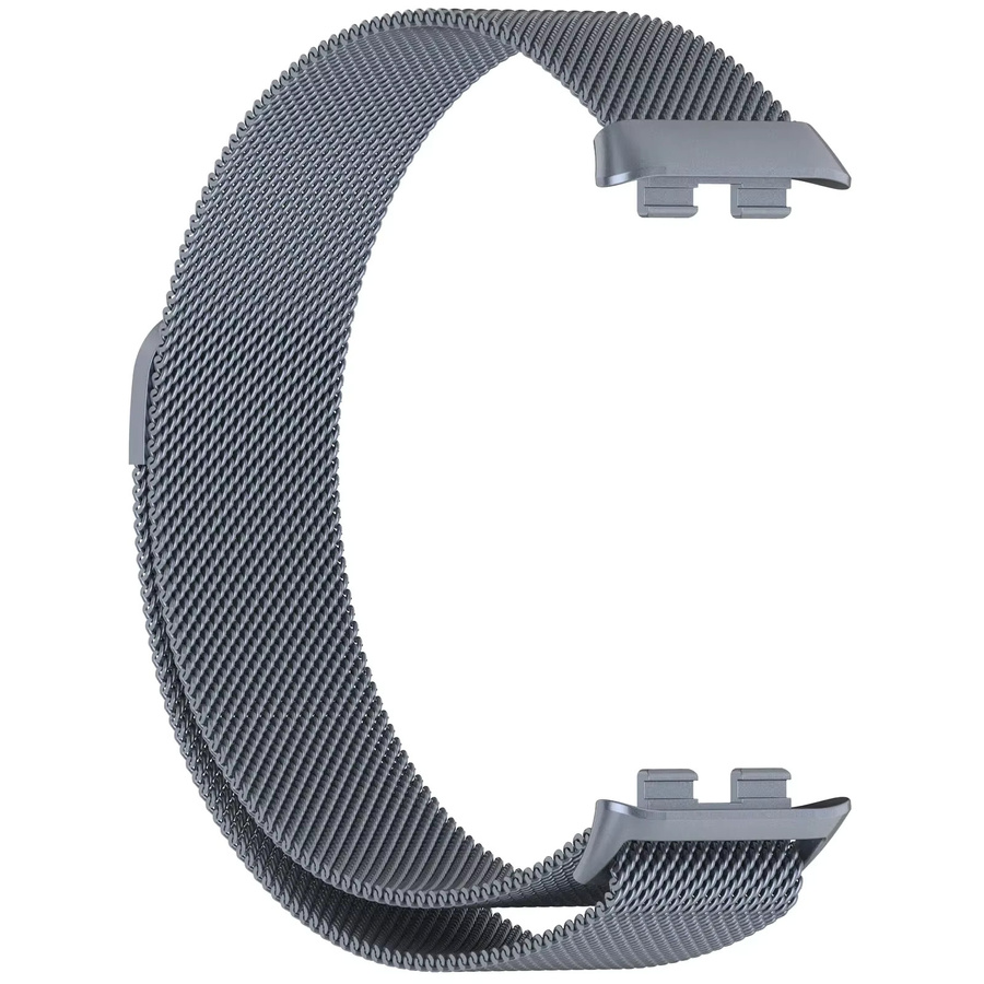 Milanese Loop Strap für Honor Band 9, Uhrenarmband Edelstahl, Silber, Unisex - Bild 3