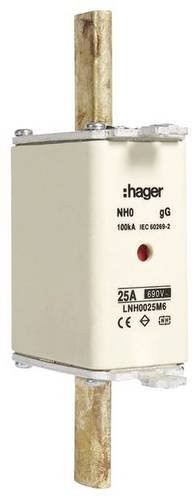 Hager NH-Sicherung LNH0025M6 25A, 3 Stück, Weiß - Bild 1