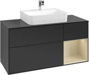V&B Waschtischunterschrank Finion in Blau, Breite: 120 cm, Tiefe: 50,1 cm, Höhe: 50,1 cm - Bild 1