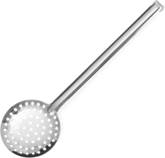 Hendi Küchenlinie HACCP Skimmer Stahllöffel geschlitzt, Farbe: Silber, Durchmesser: 90 mm - Bild 1