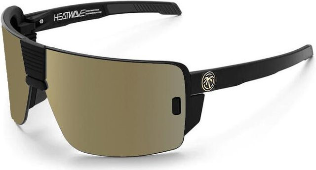 HEAT WAVE Super Six Sportsonnenbrille, Herren, Vollrand, Kunststoff, braun - Bild 1