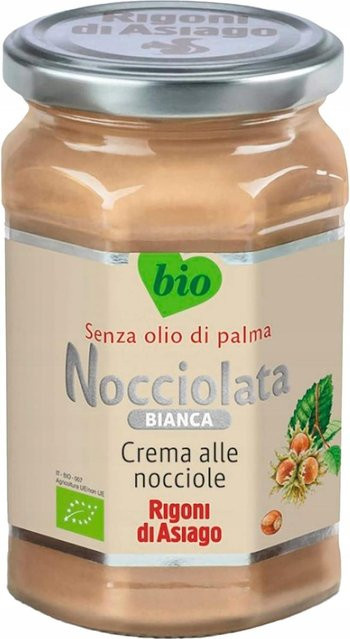 Rigion Di Asiago Weiße Haselnusscreme BIO 250 g - Bild 1