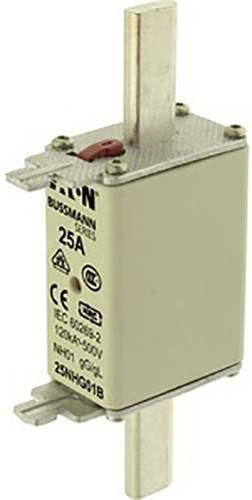 Eaton NH-Sicherung 25NHG01B mit mechanischer Sicherungsanzeige, Größe 1, 25A, 500V, 3 Stück, Weiß - Bild 1