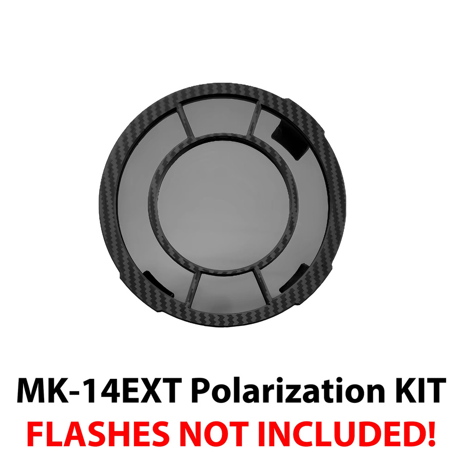 MEIKE CPL Polarisationsfilter für MK-14EXT Blitzring in Schwarz zur Reduzierung von Reflexionen und Blendungen in der Zahnfotografie - Bild 4