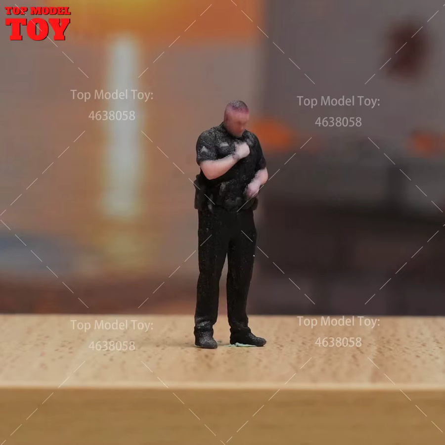 MAK Polizei Figuren, Modell, Kunststoff, Schwarz - Bild 1