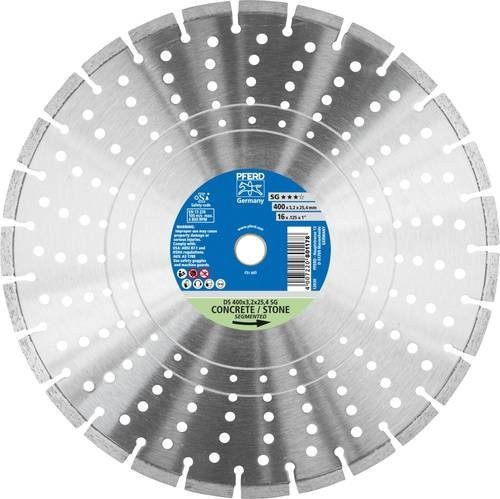 PFERD Diamant-Trennscheibe DS für Stein und Beton, Durchmesser: 400 mm, Bohrungs-Ø: 25,4 mm - Bild 1