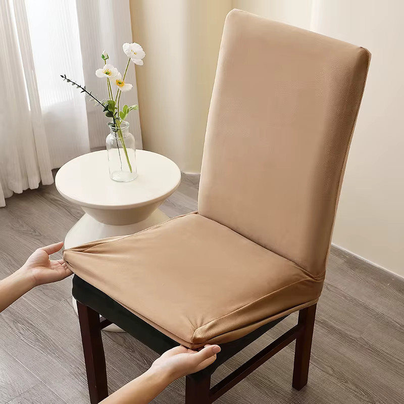 WANERQU Samt-Esszimmerstuhlbezug, elastische und schmutzabweisende Stuhlhussen für moderne Esszimmerstühle - Bild 3