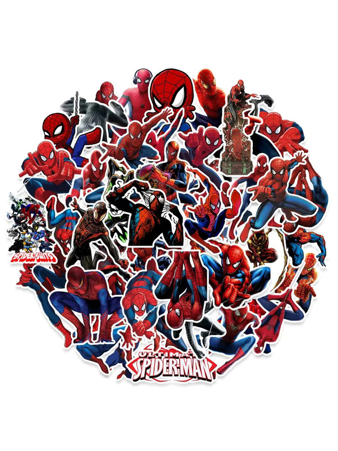 Disney SpiderMan Aufkleber, 50-teiliges Set, Bunt / Mehrfarbig - Bild 5