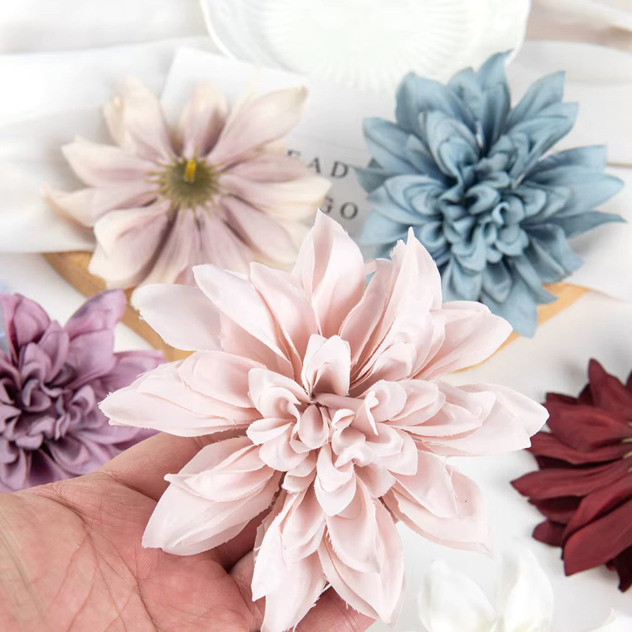 Künstliche Rosenköpfe aus Seide in Multicolour für DIY Dekorationen, Hochzeiten und Valentinstag, 10 Stück - Bild 2