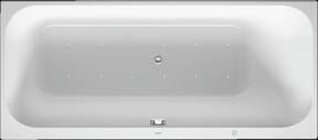Duravit Whirlwanne Happy D.2 in Weiß mit Air-Sys Luftdüsen, D-Form, B/T: 170 x 75 cm - Bild 1