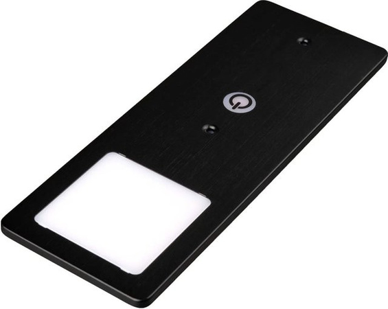 kalb TooFlat LED Unterbauleuchte Schwarz, 5W, dimmbar mit Touchfunktion, Neutralweiß, 1er Set