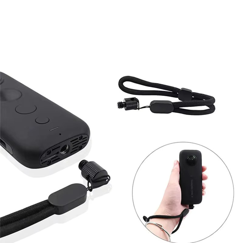 Insta360 Anti-Verlust Handschlaufe für One X, X2, X3 und X4 mit 1/4 Zoll Schraubverbinder in Grau - Bild 2