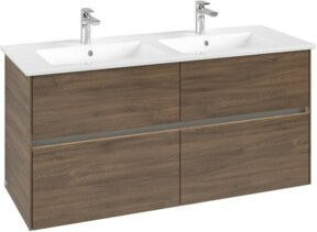 V&B Waschtischunterschrank Collaro mit Waschbecken und LED-Beleuchtung B/T/H: 126,1 x 48 x 48 cm - Bild 1
