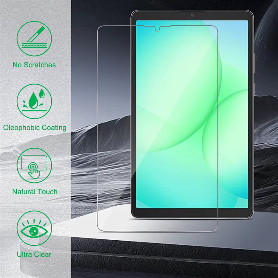 Samsung Displayschutzfolie aus gehärtetem Glas für Galaxy Tab A9 8,7 Zoll SM-X115 und Tab A11 2025 SM-X135, transparent - Bild 5