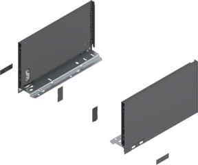 Blum LEGRABOX Zarge für LEGRABOX pure, Höhe: 177 mm, NL: 300 mm, links/rechts, oriongrau matt - Bild 1
