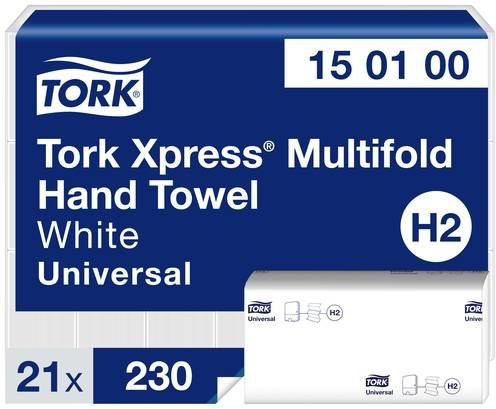 Tork Papierhandtücher Weiß 230 Blätter - Bild 1