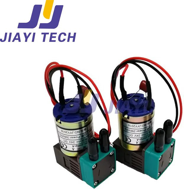2 Stück JYY Mikromembran 3 W Tintenpumpe für Infinite, Phaeton und Crystal-Jet Tintenstrahldrucker, 100–200 ml/Min, Mehrfarbig - Bild 1