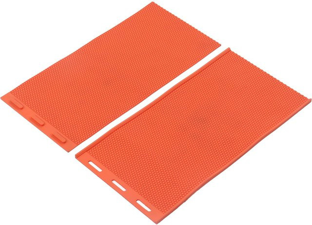 2 Stück faltbare Silikon-Bienenwachs-Pressblattform für die Bienenzucht, Fundament, Orange - Bild 1