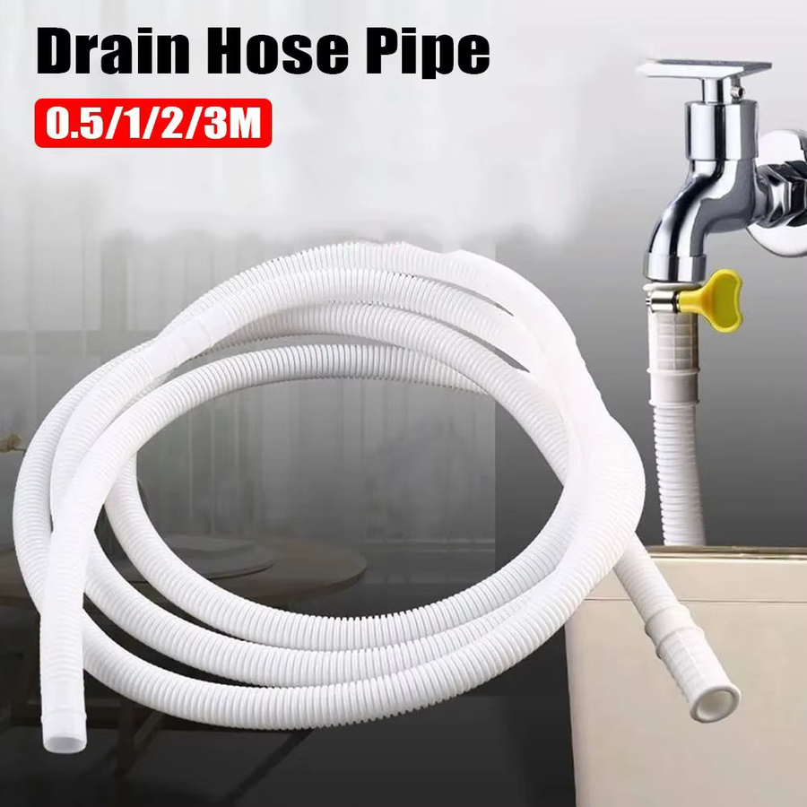 Flexibler Ablaufschlauch für Wasserhahn aus weißem PP Sanitär-Material - Bild 4