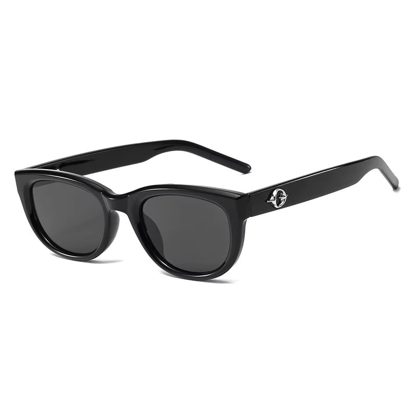 ERIKOLE Cat-Eye Sonnenbrille, Vollrand, Schwarz, Kunststoff, Damen - Bild 2