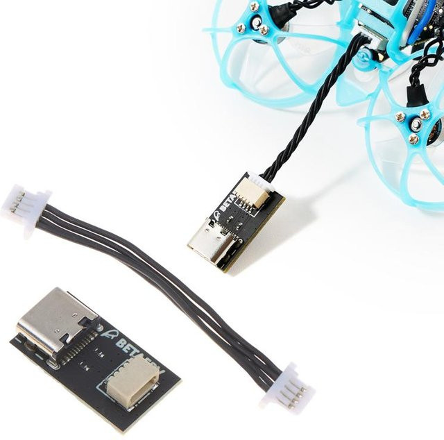 USB-C zu SH1.0 Adapter-Verbindungskabel für Drohnen in Schwarz - Bild 1