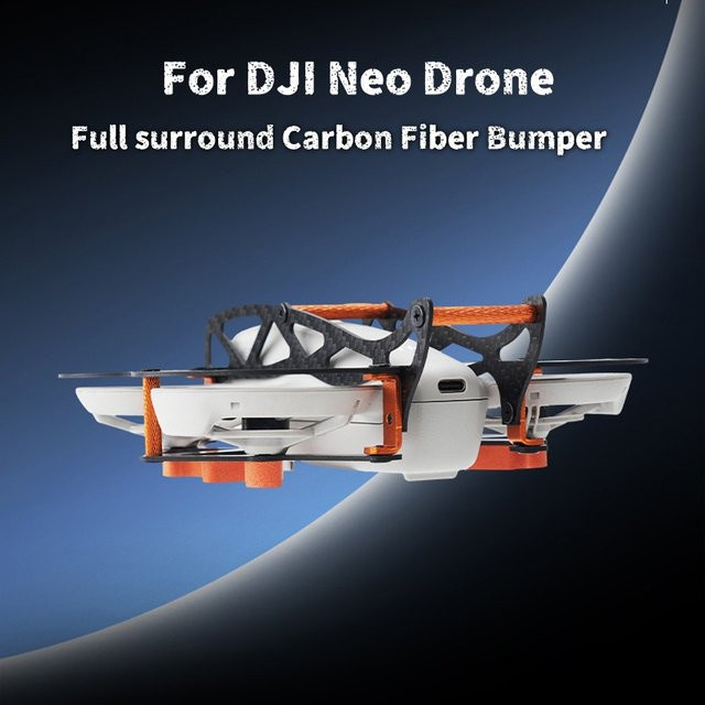 DJI NEO Carbon Fiber Full Surround Schutzabdeckung mit Anti-Kollision Bumper Board in Schwarz - Bild 1
