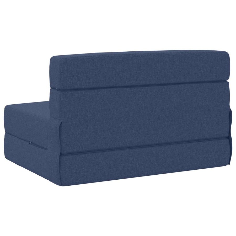 VD Home Furnishing Klappsofa Bett Click-Clack in Blau aus Stoff, B/T/H: 70 x 72 x 60 cm - Bild 3